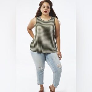 💥MOLLY & ISADORA LYNN STRIPED TANK TOP💥 NWT